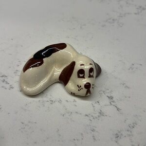 Vintage Rio Hondo Dog Puppy Pottery Figurine